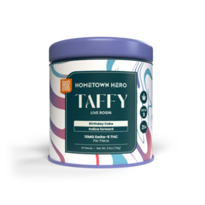 Live Rosin Delta 9 Taffy Birthday Cake