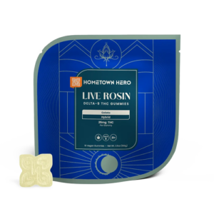 Live Rosin Delta-9   Gummies Gelato (Hybrid)